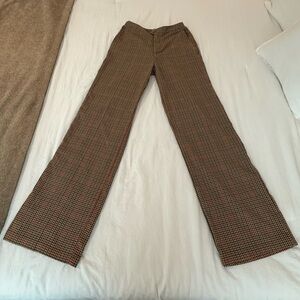 John Galt Women’s Houndstooth Adjustable Pants